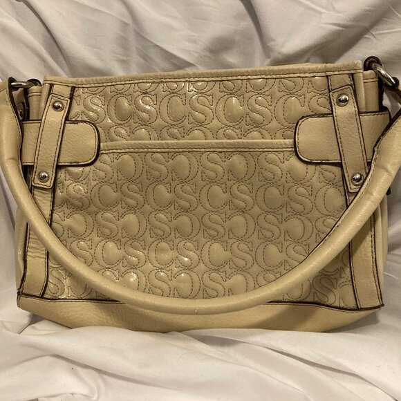 Vintage Sophia Capperelli Monogram Leather Bag with Leopard insides - Picture 2 of 4